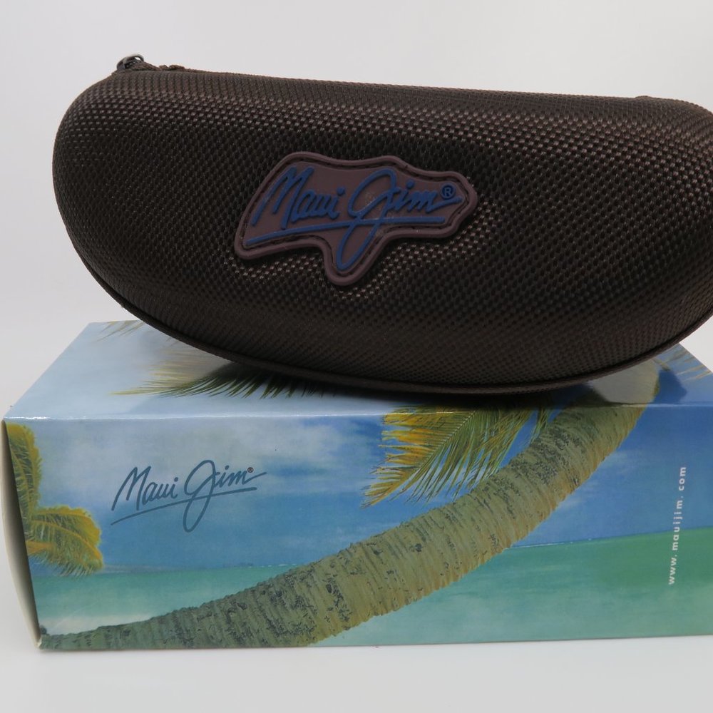 Maui Jim MJ530-93 SWAYING PALMS Brown Stripes/Bronze 24K Gold Deluxe Sunglasses. - Picture 8 of 8